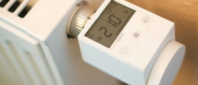 HomeMatic Funk-Heizkörperthermostat an der Heizung angeschlossen